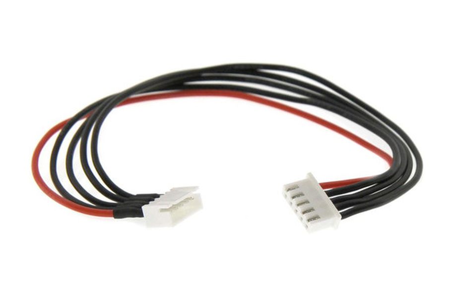 Connector JST-XH 2.54mm pitch 5-pin male-female LiPo 4S Balance 20cm 22AWG